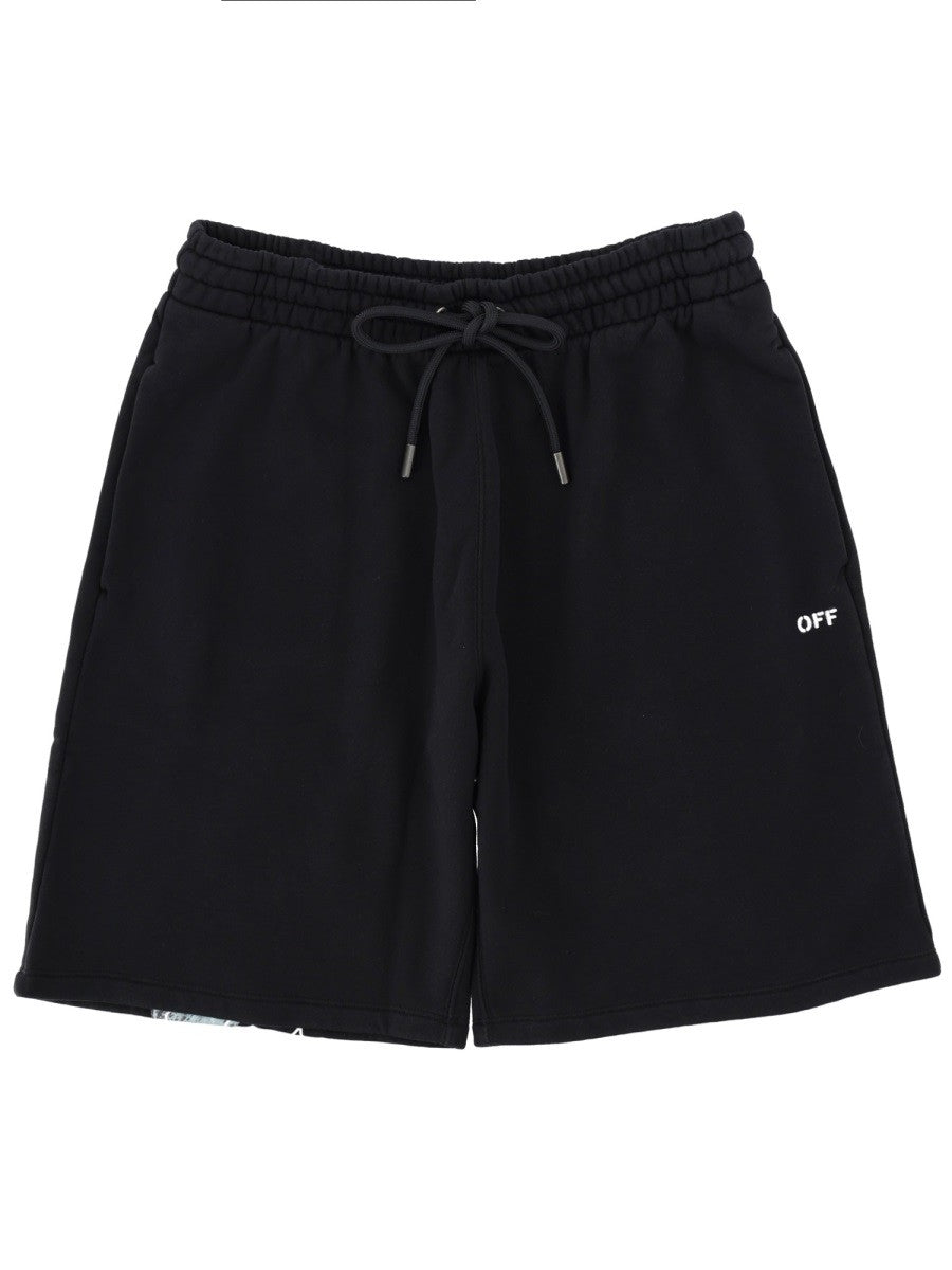 Off-white - Man - Black - Shorts