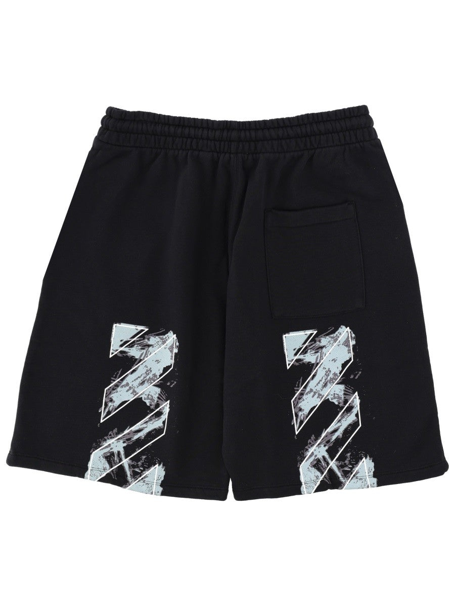 Off-white - Man - Black - Shorts
