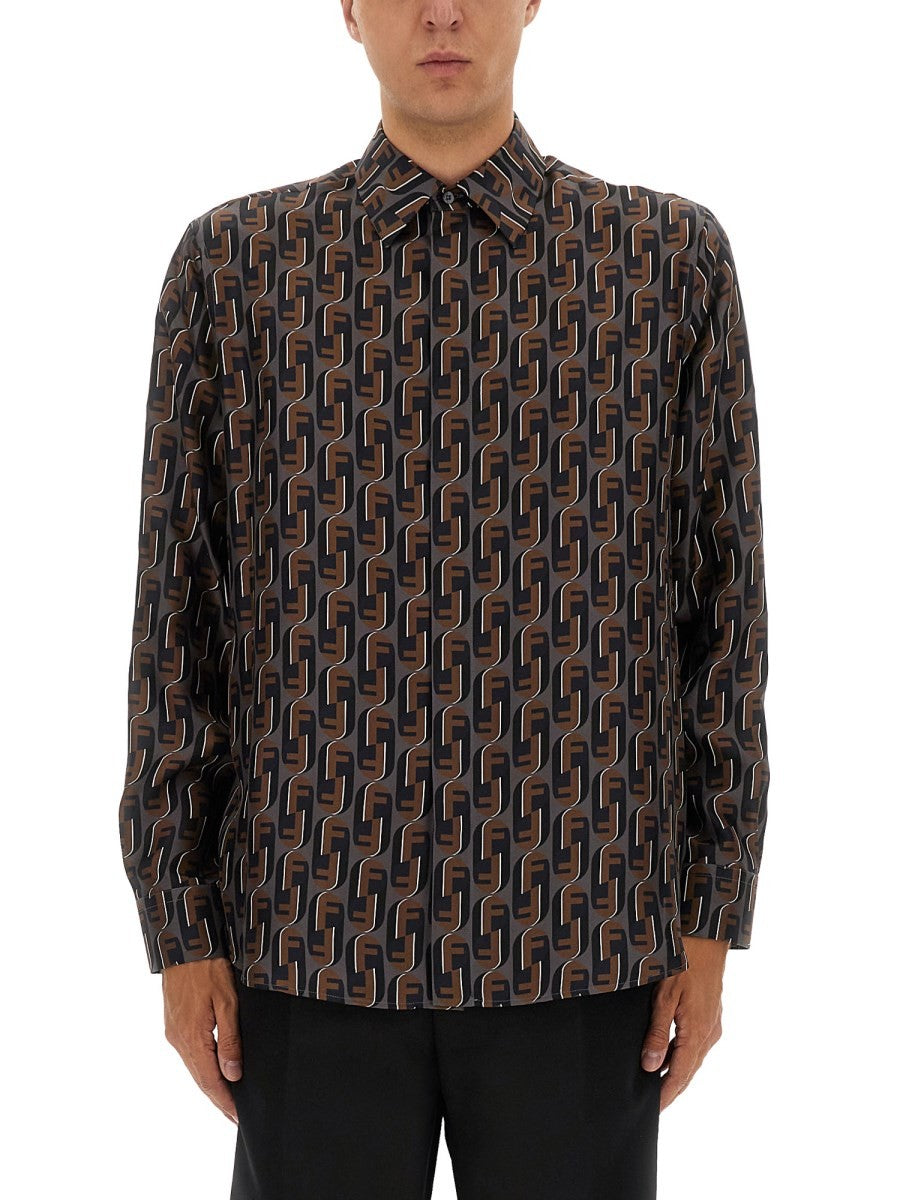 Fendi - Man - Blue - Shirt