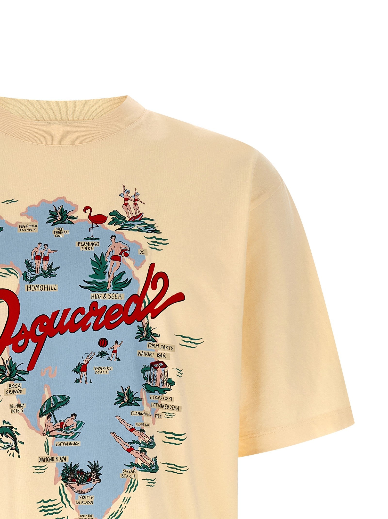 Dsquared2 - nan - Beige - T-shirt