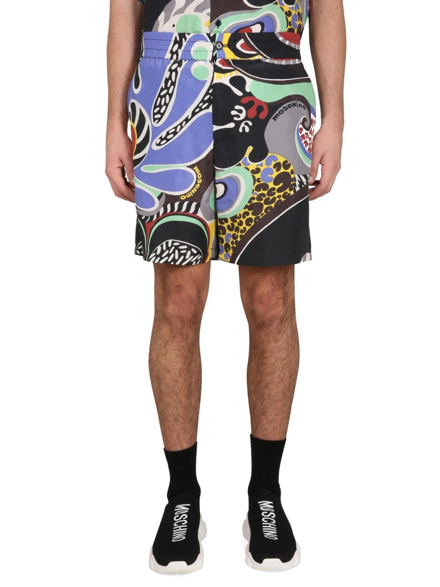 Moschino - Man - Multicolor - Shorts