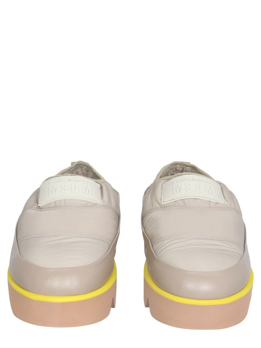 msgm - Woman - Beige - Sneaker