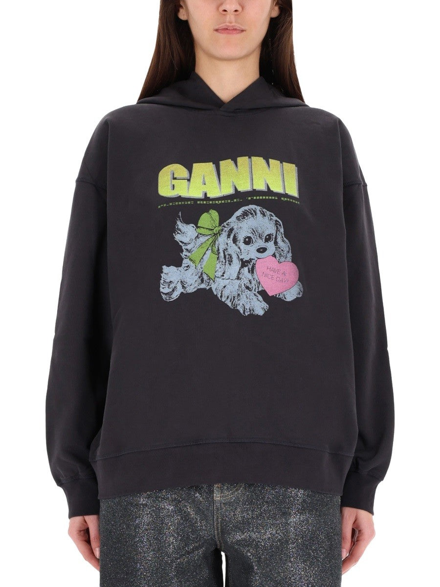 GANNI - Woman - Black - Sweatshirt