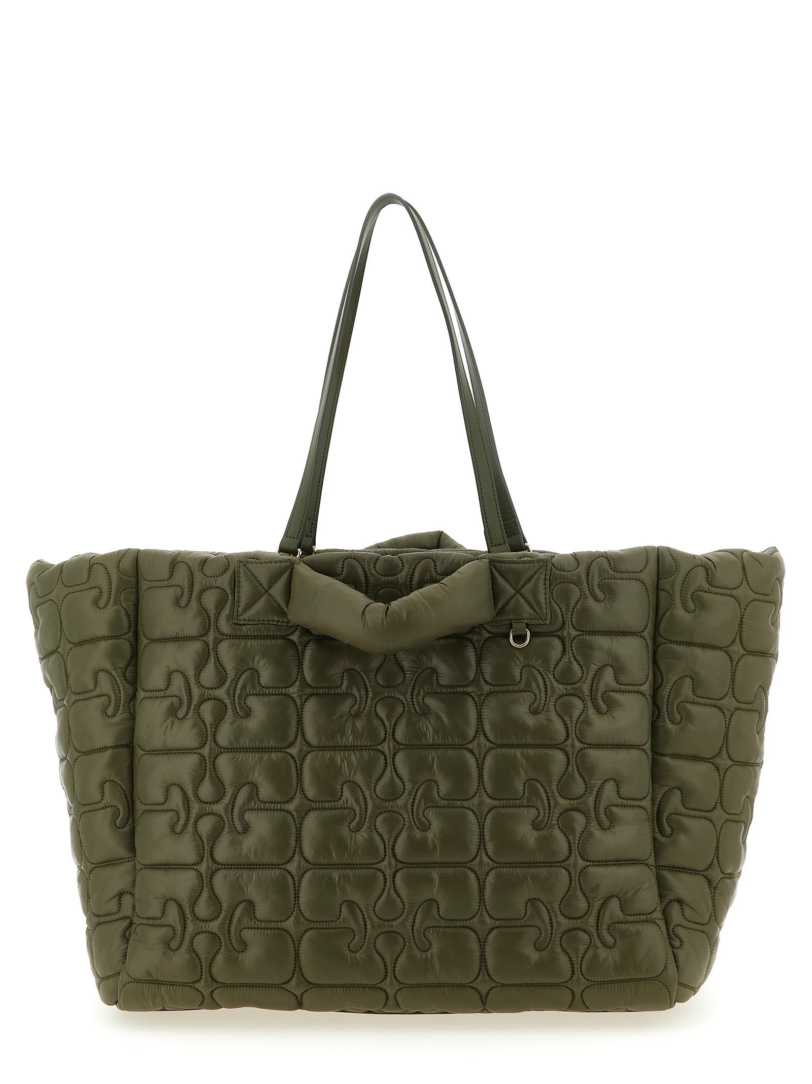 GANNI - nan - Green - Tote bag