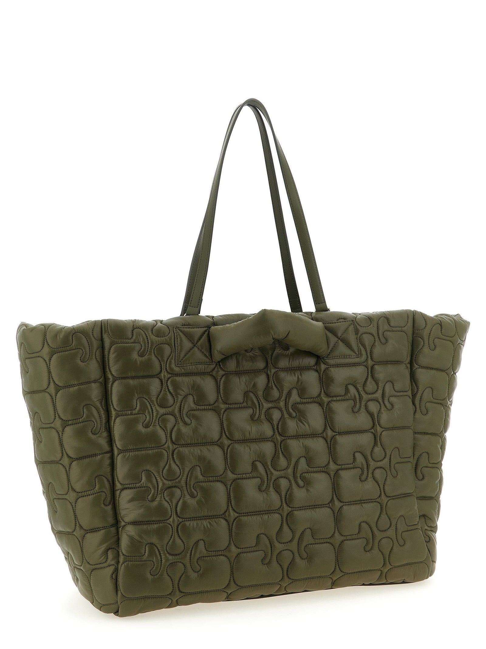GANNI - nan - Green - Tote bag