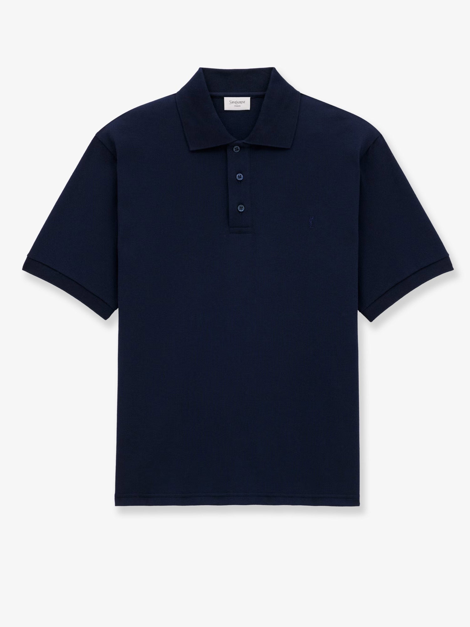 Saint Laurent - Man - Blue - Polo Shirts