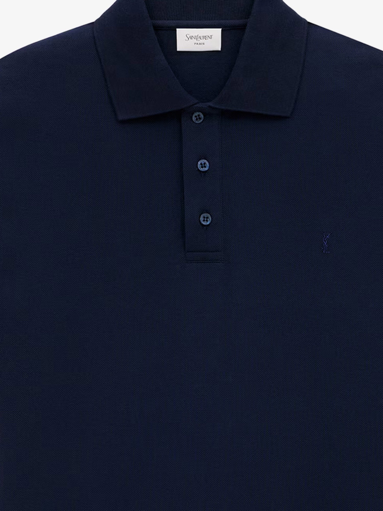 Saint Laurent - Man - Blue - Polo Shirts