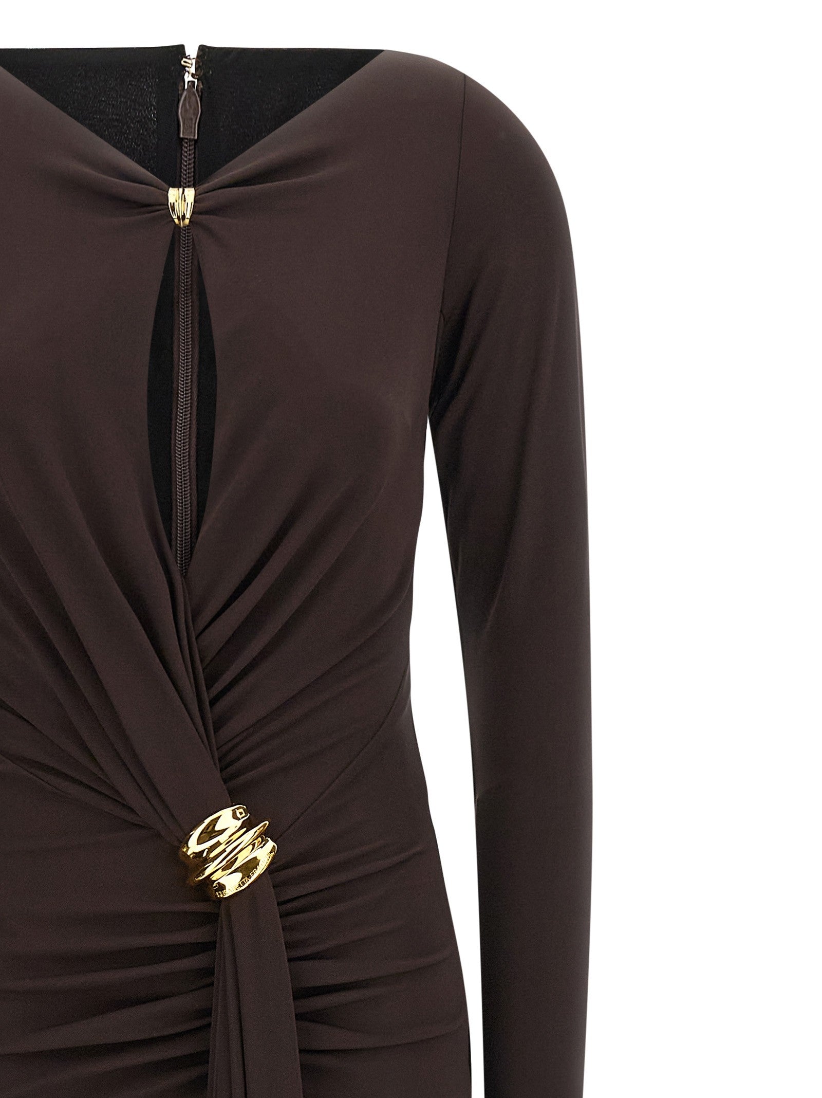 Elisabetta Franchi - nan - Brown - Dress