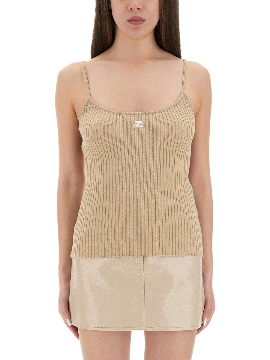 COURREGES - Woman - Beige - Top