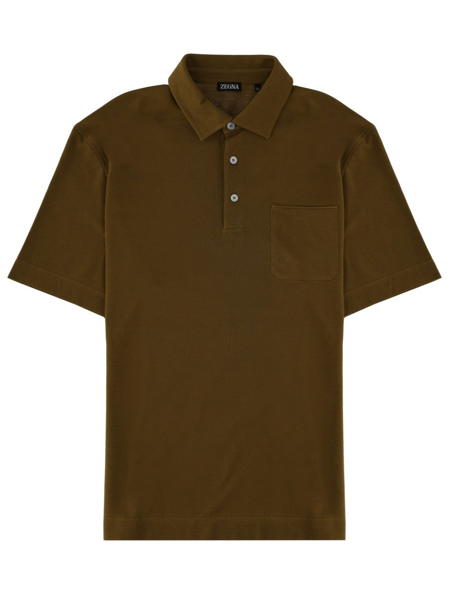 Zegna - Man - Green - Polo Shirt