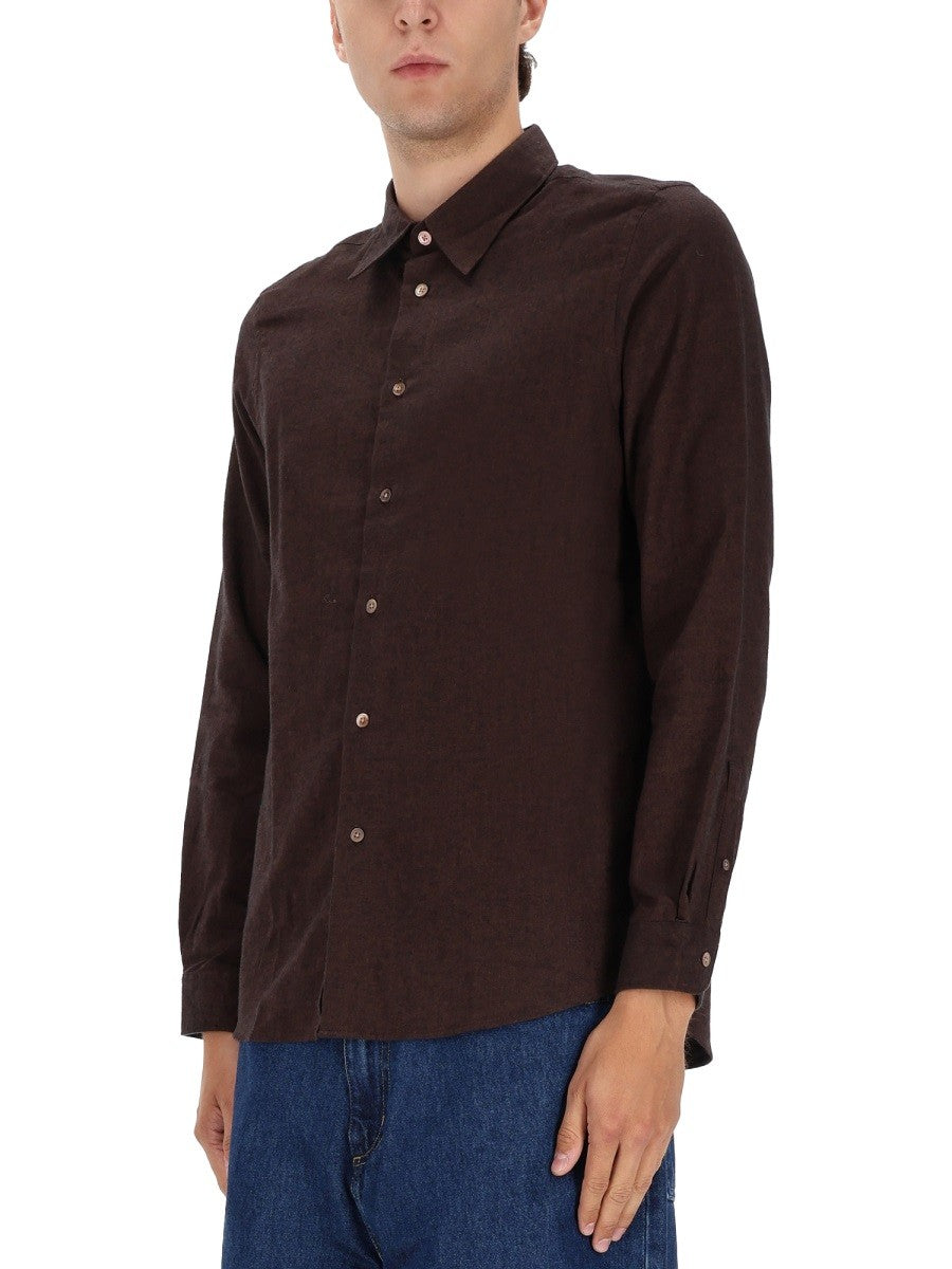 PS BY PAUL SMITH - Man - Brown - Shirt