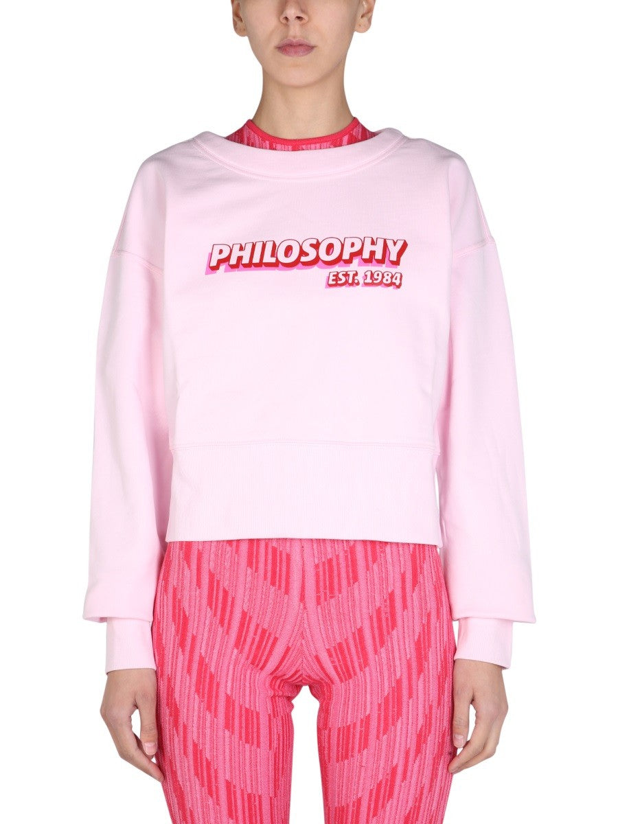 Philosophy Di Lorenzo Serafini - Woman - Pink - Sweatshirt
