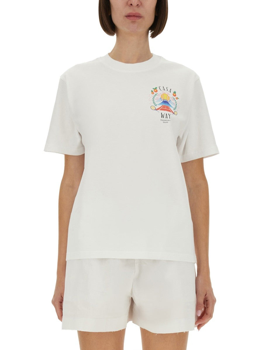 CASABLANCA - Woman - Multicolor - T-shirt