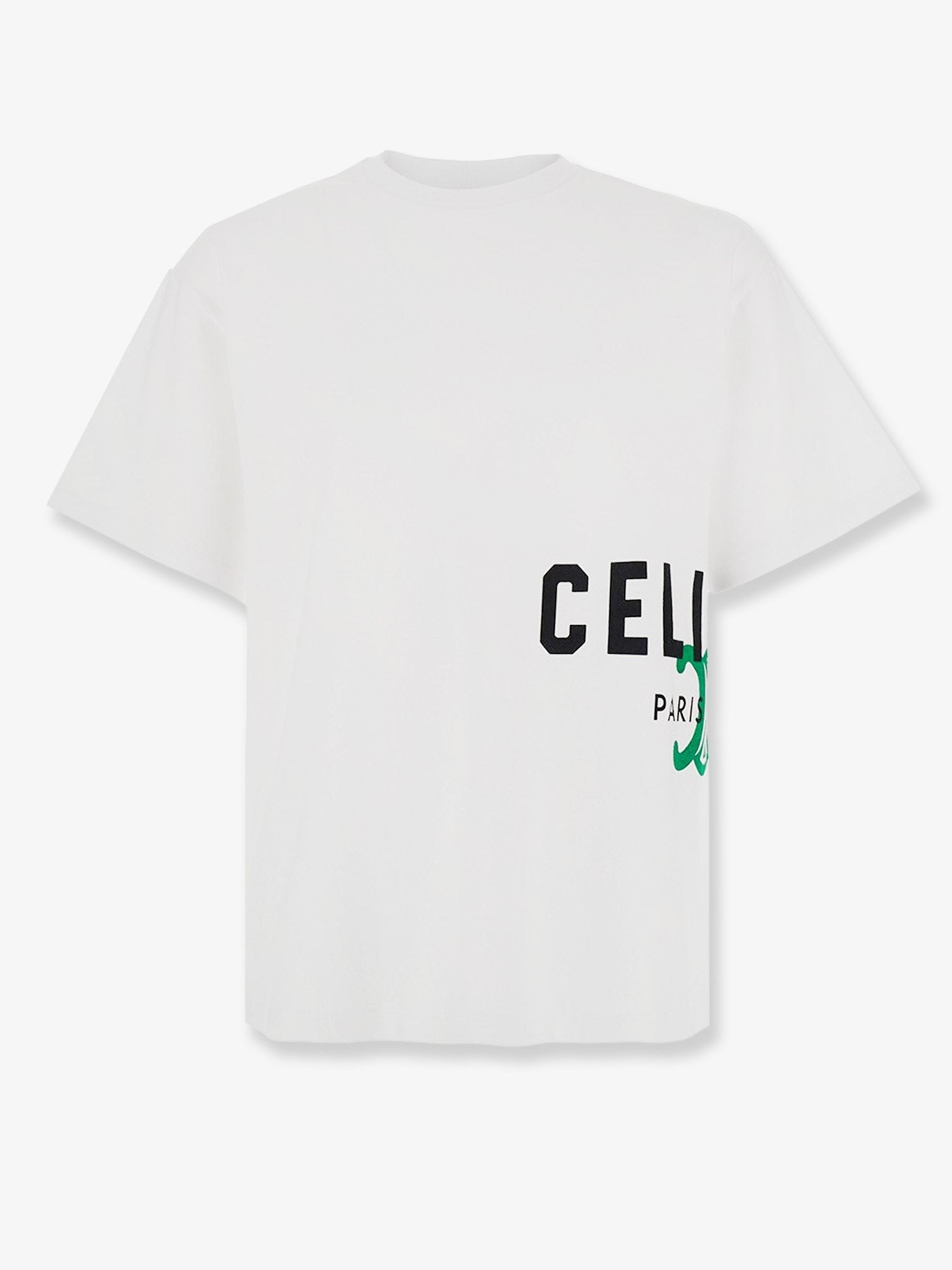 Celine - Man - Opticwhiteblackdarkgreen - T-shirt