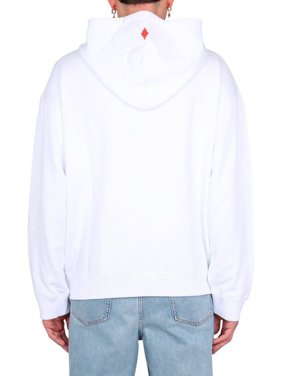 MARCELO BURLON COUNTY OF MILAN - Man - White - Sweatshirt