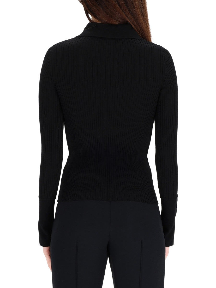 COURREGES - Woman - Black - POLO SHIRTS
