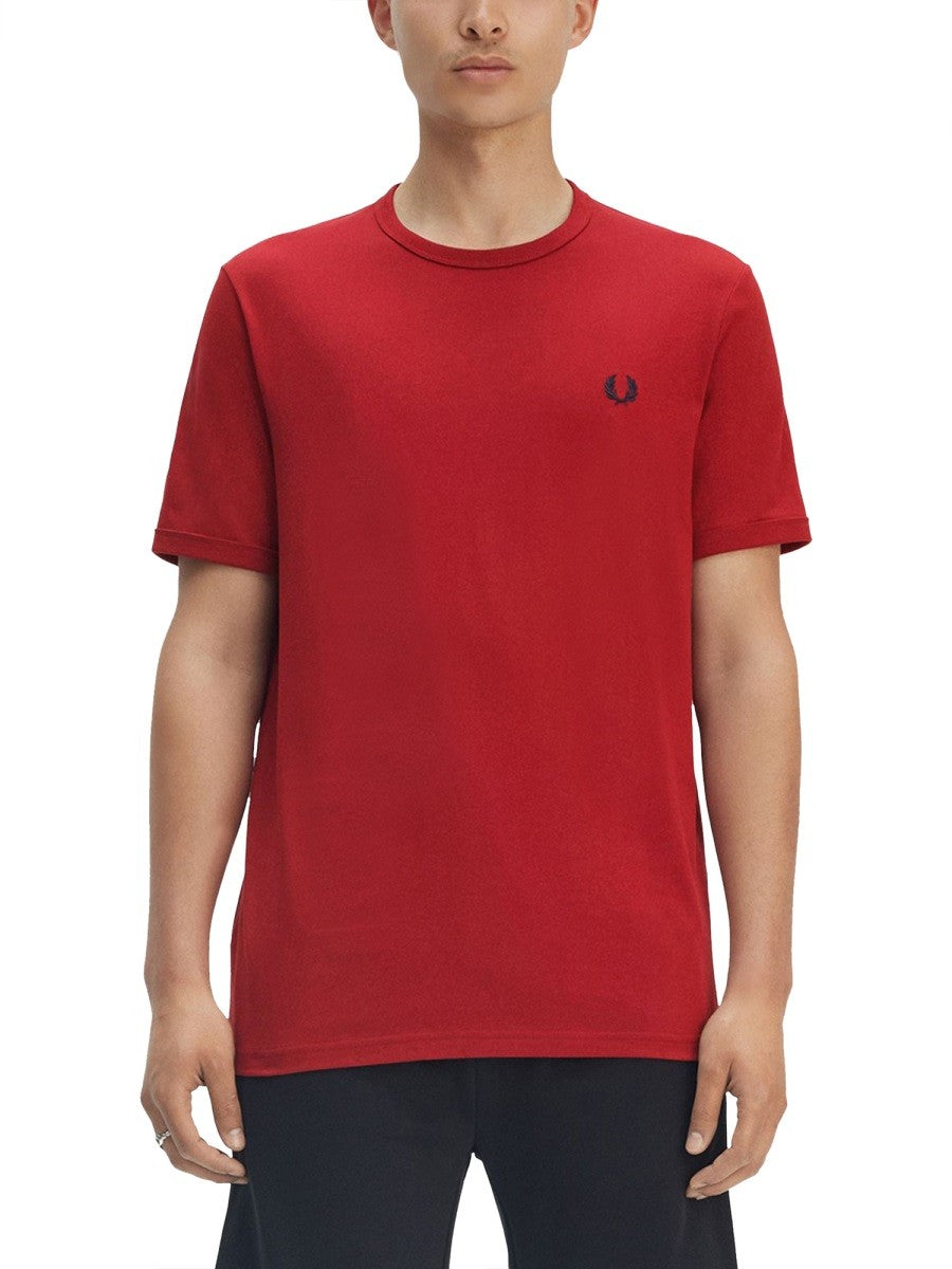 FRED PERRY - Man - Red - T-shirt