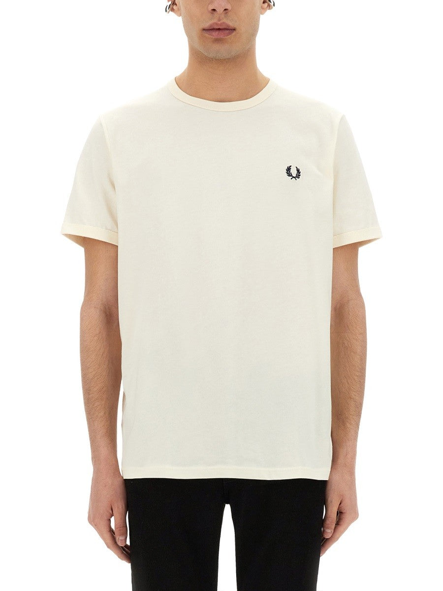 FRED PERRY - Man - White - T-shirt