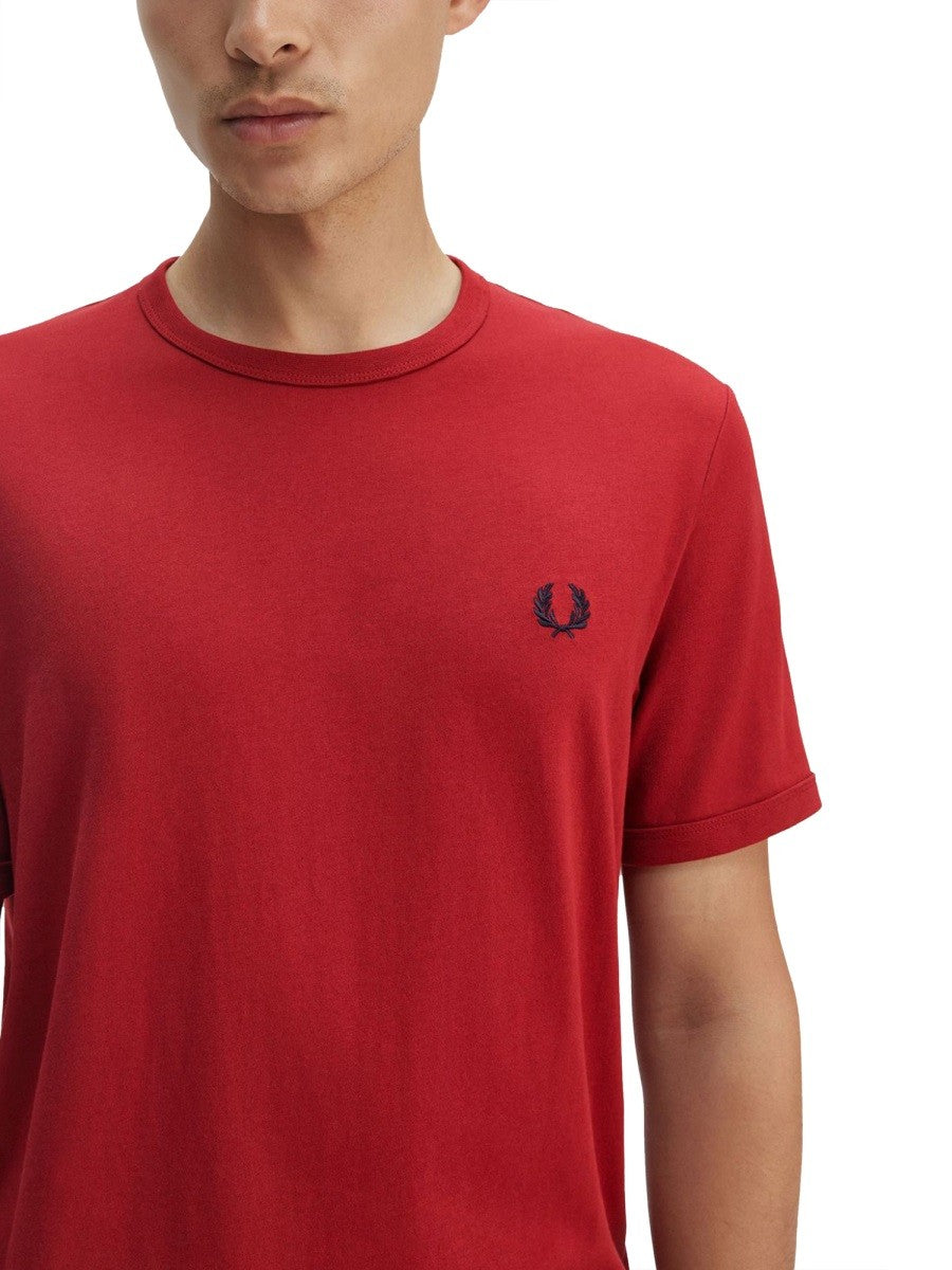 FRED PERRY - Man - Red - T-shirt