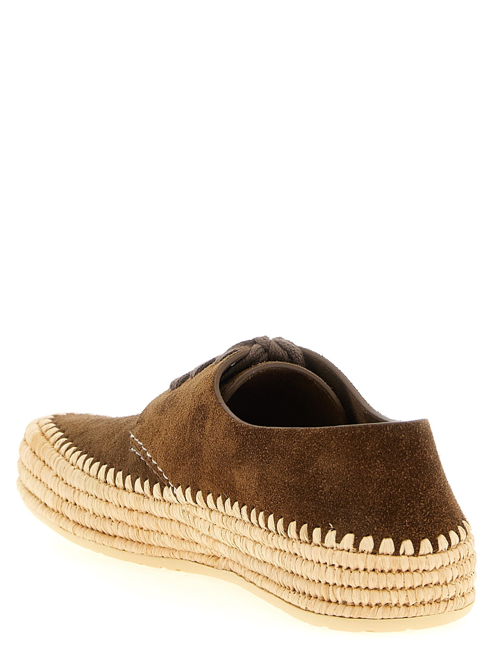 LOEWE - nan - Brown - Lace up shoe