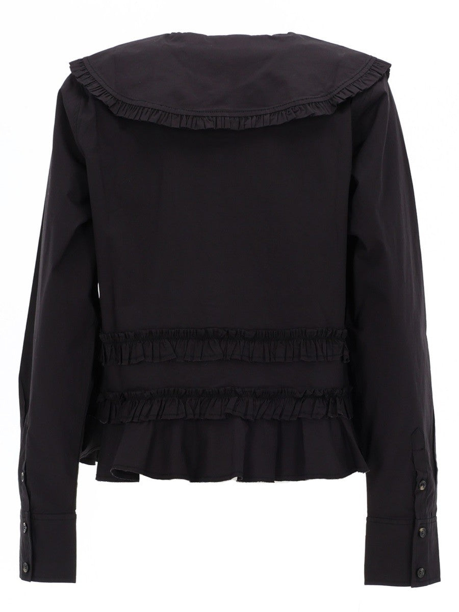 GANNI - Woman - Black - Shirt