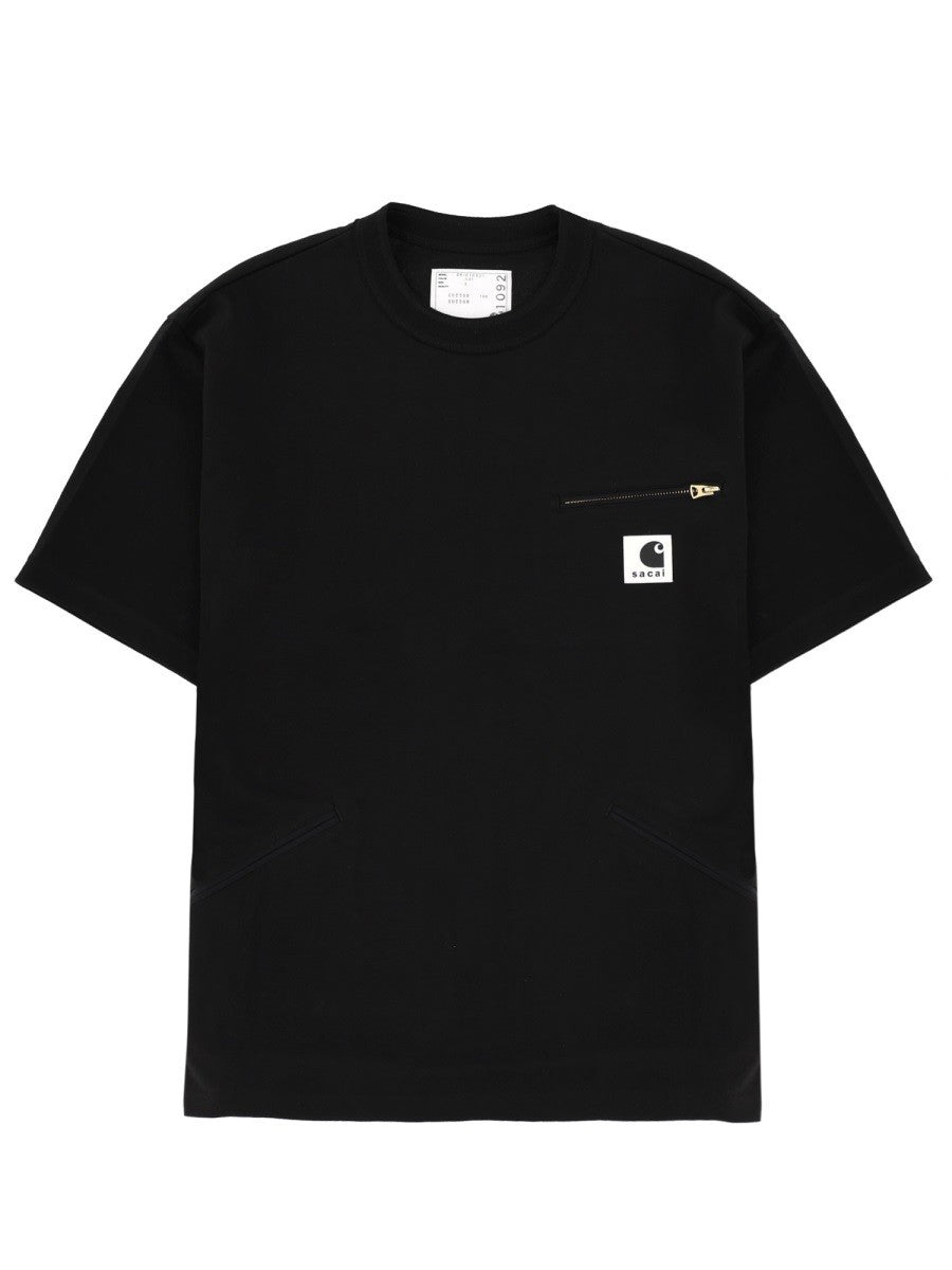 SACAI X CARHARTT WIP - Unisex - Black - T-shirt