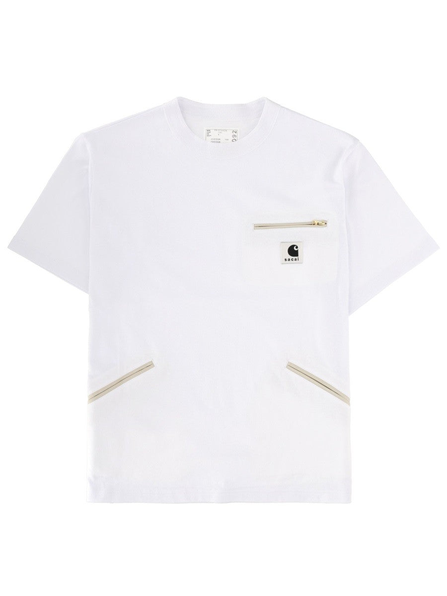 SACAI X CARHARTT WIP - Unisex - White - T-shirt