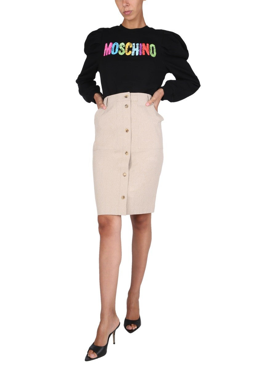 Moschino - Woman - Beige - Skirt