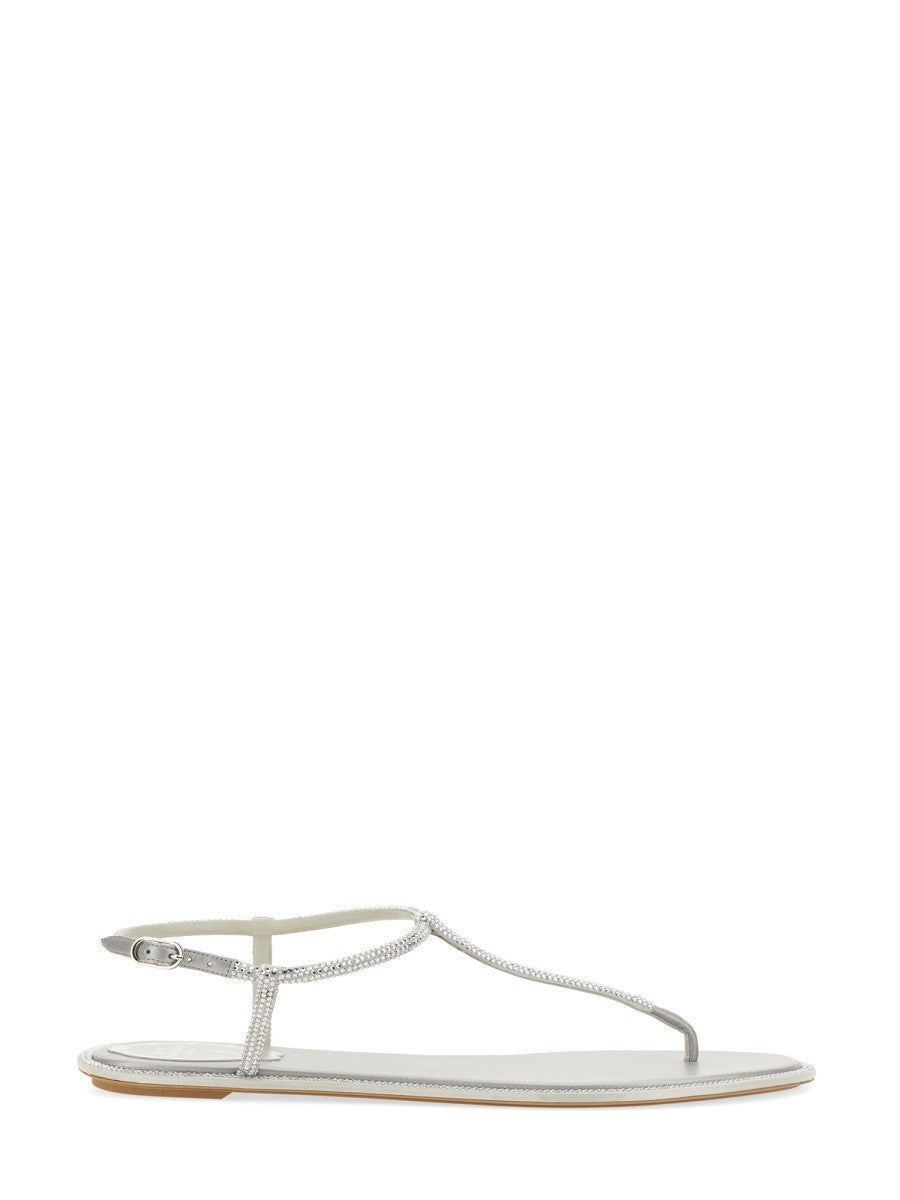 RENE CAOVILLA - Woman - Silver - Flat