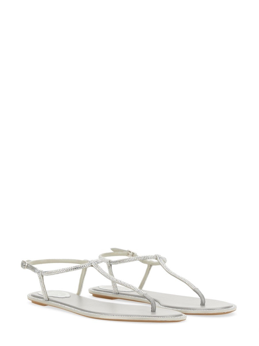 RENE CAOVILLA - Woman - Silver - Flat