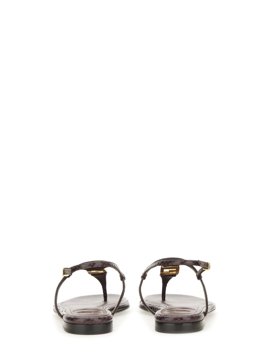 Fendi - Woman - Brown - Sandal