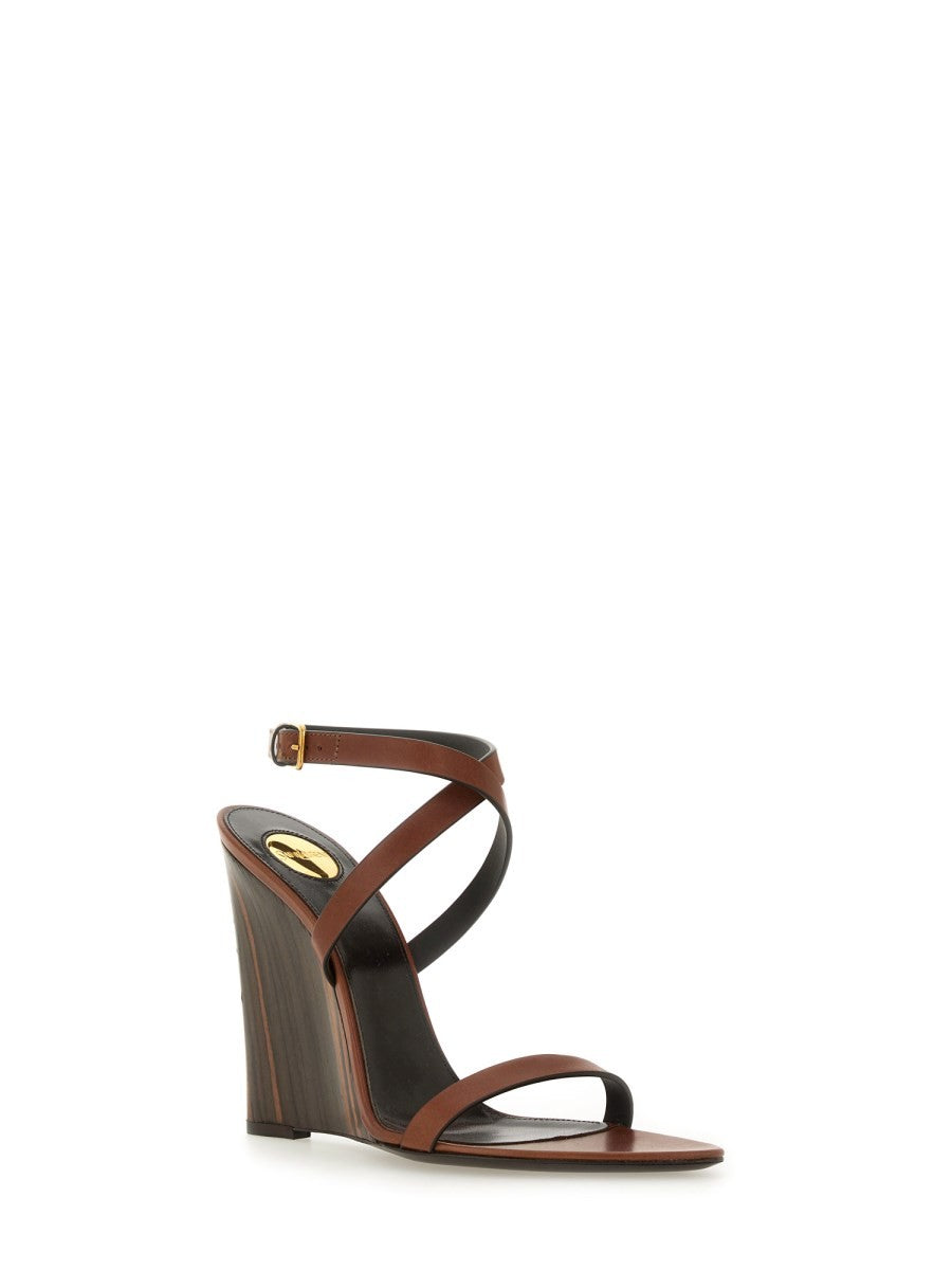 Saint Laurent - Woman - Brown - Wedge