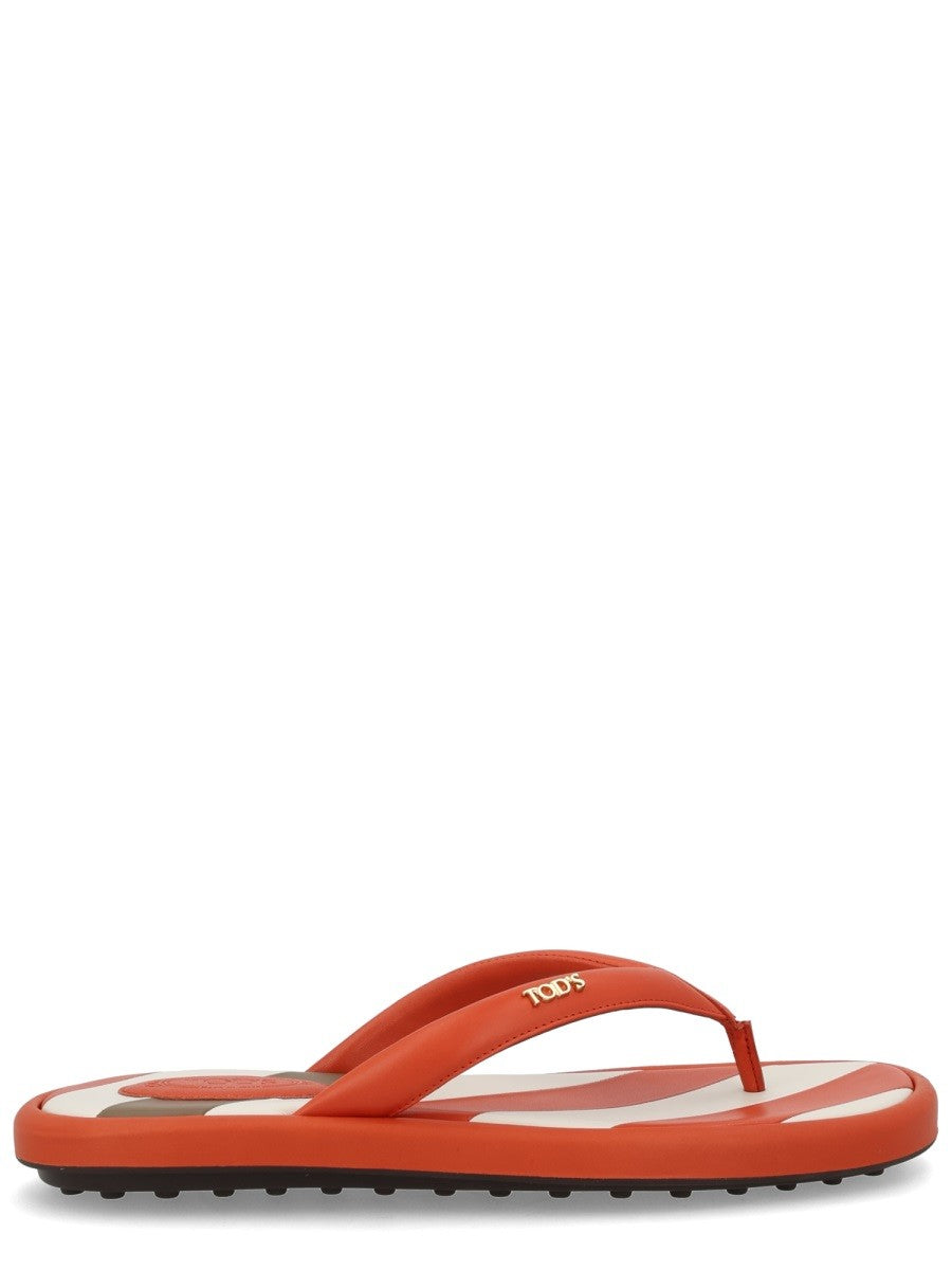 TOD'S - Woman - Orange - Flat