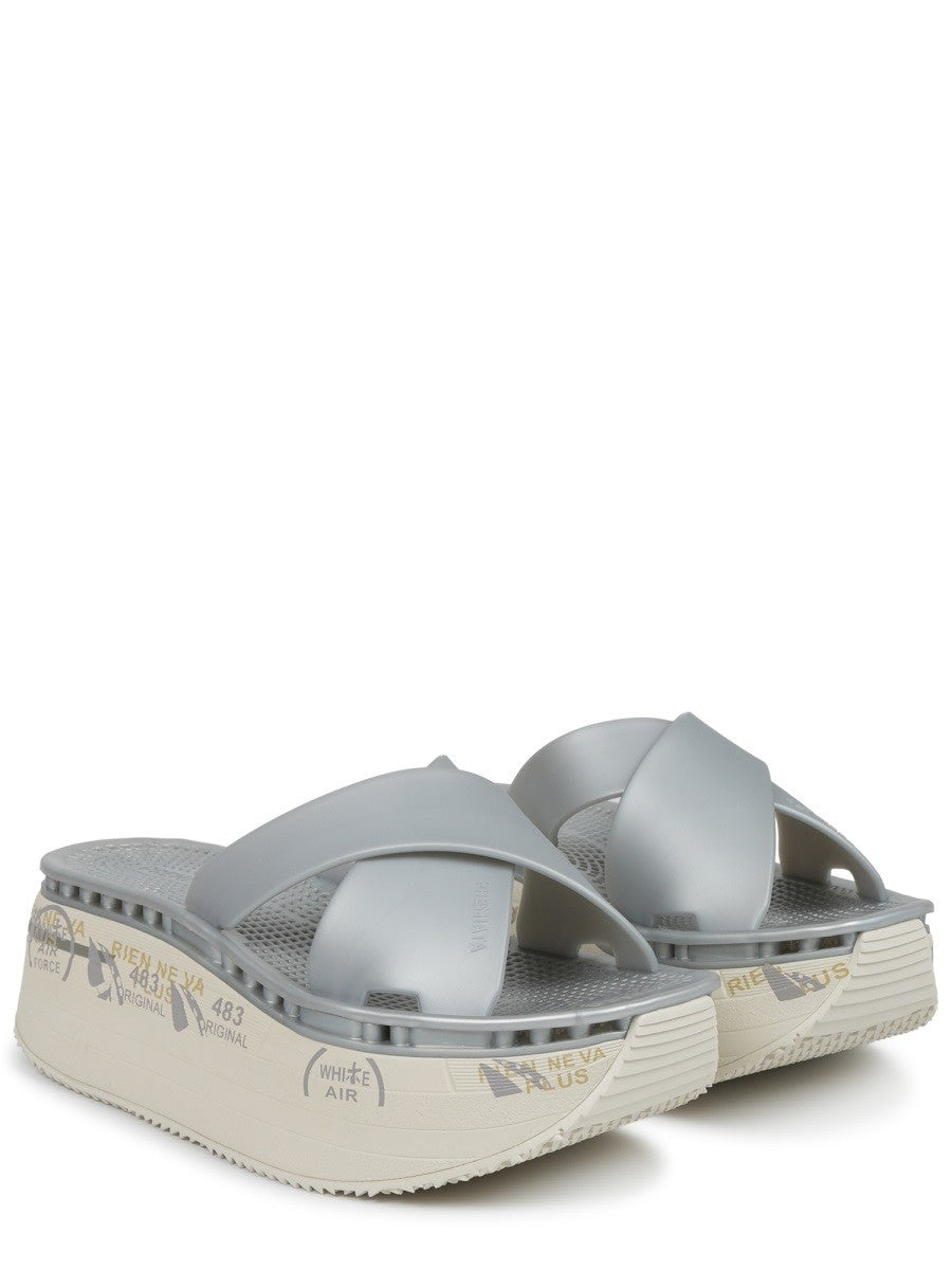 Premiata - Woman - Silver - Sandal