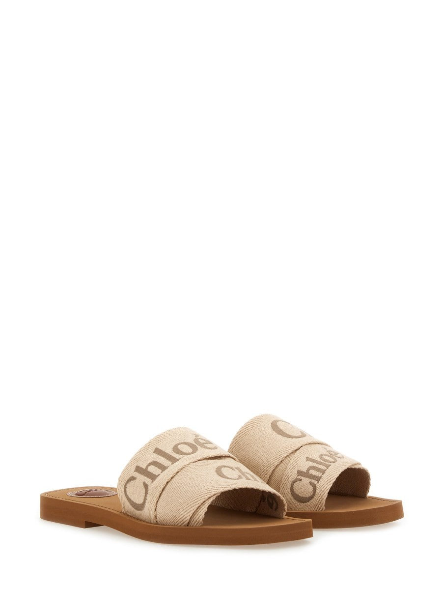 CHLOÉ - Woman - Beige - Flat