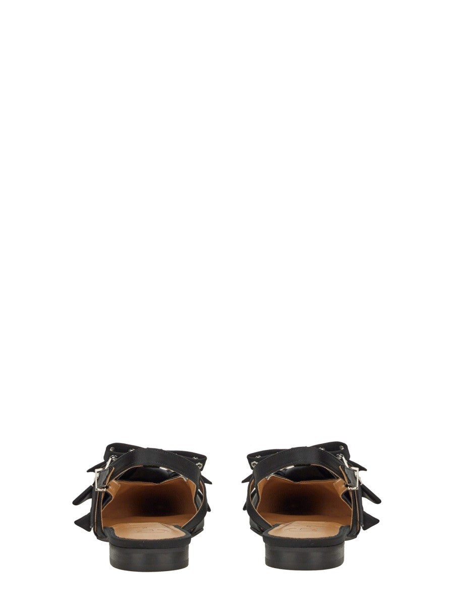 GANNI - Woman - Black - Flat