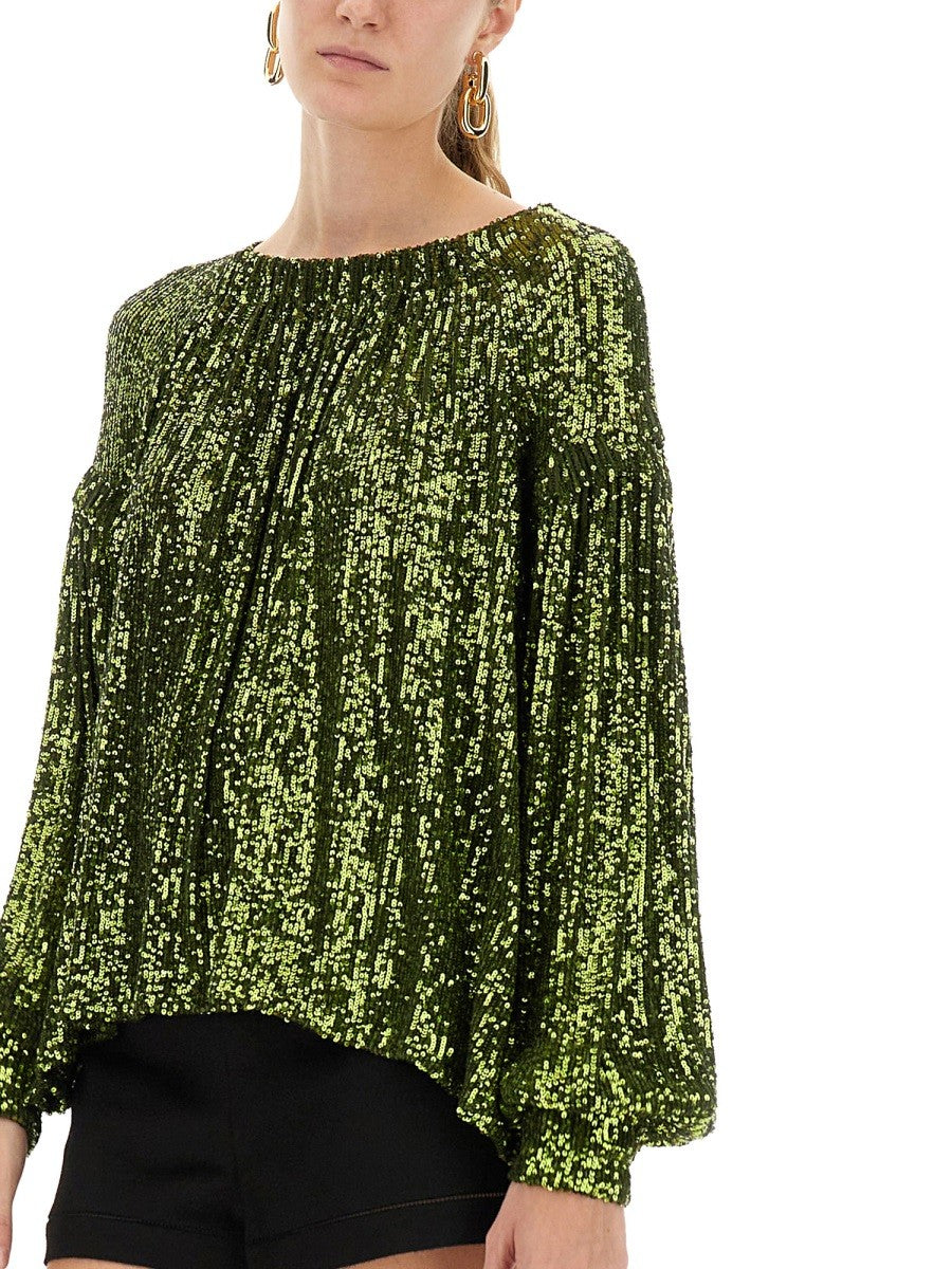 RABANNE - Woman - Green - Shirt