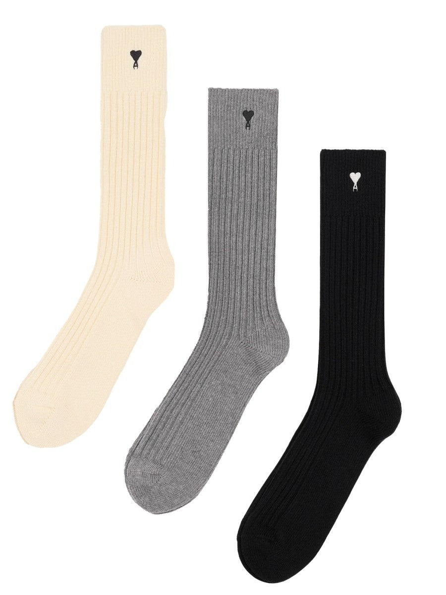 AMI PARIS - Unisex - Multicolor - Socks