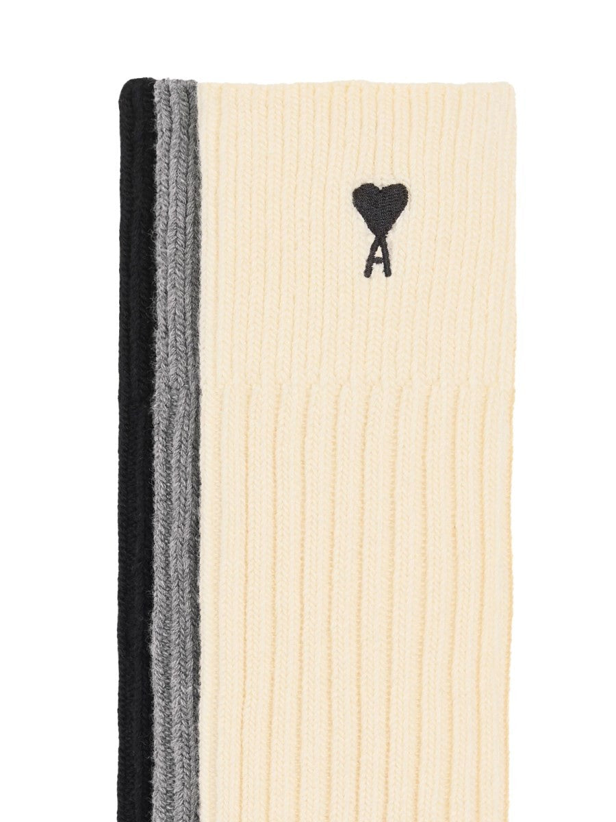 AMI PARIS - Unisex - Multicolor - Socks