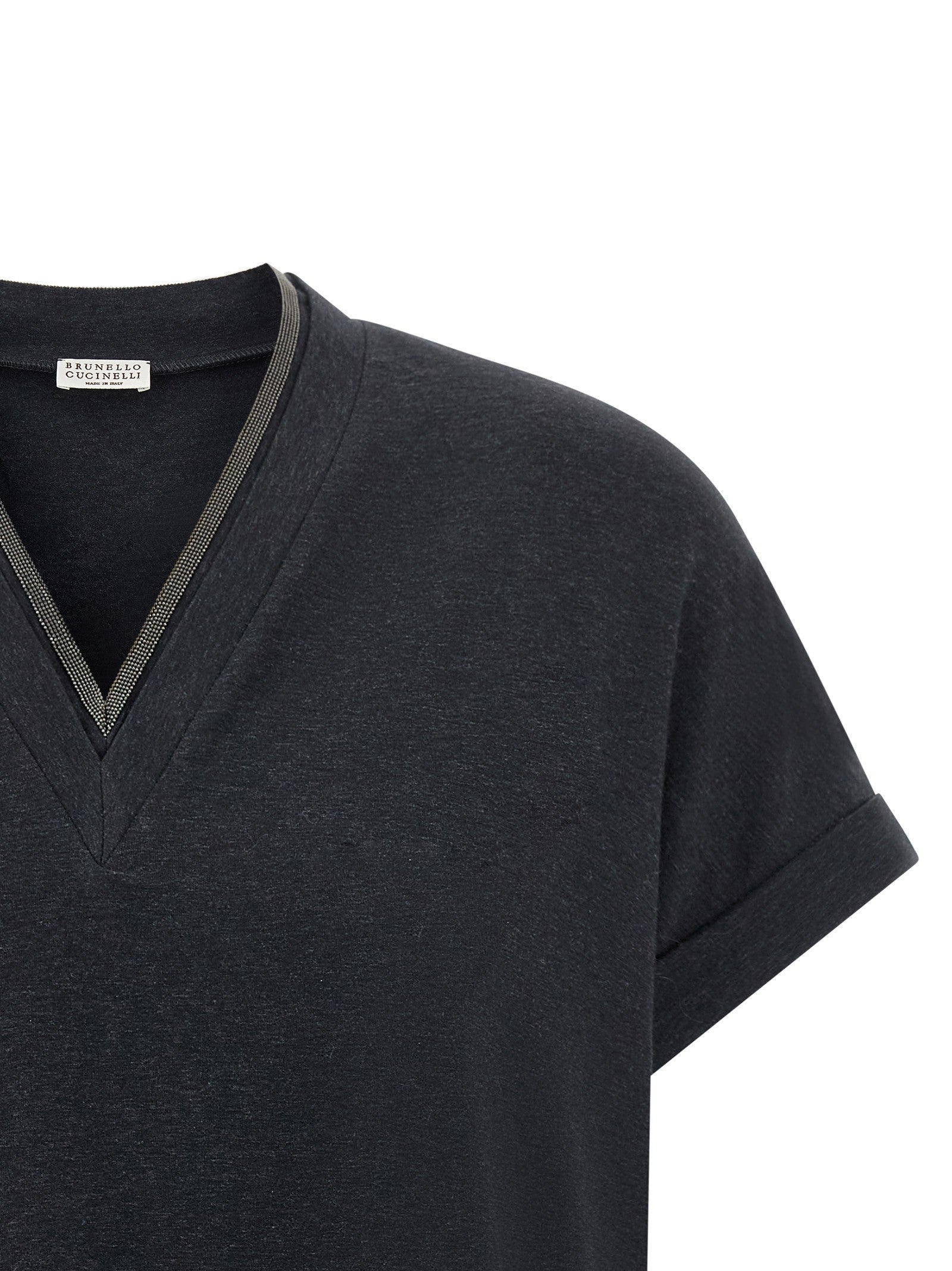 Brunello Cucinelli - nan - Grey - T-shirt