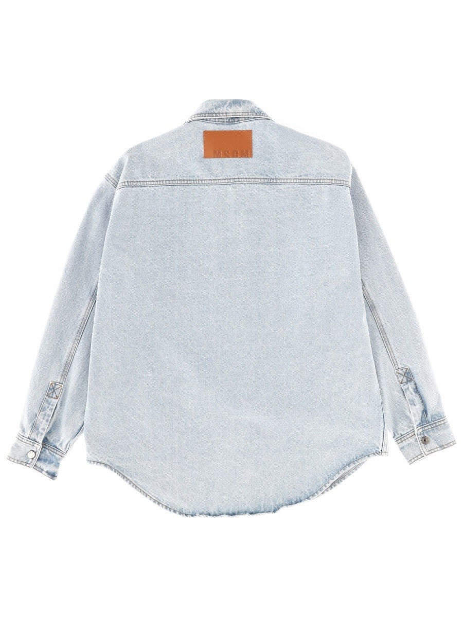 msgm - Man - Blue - Shirt