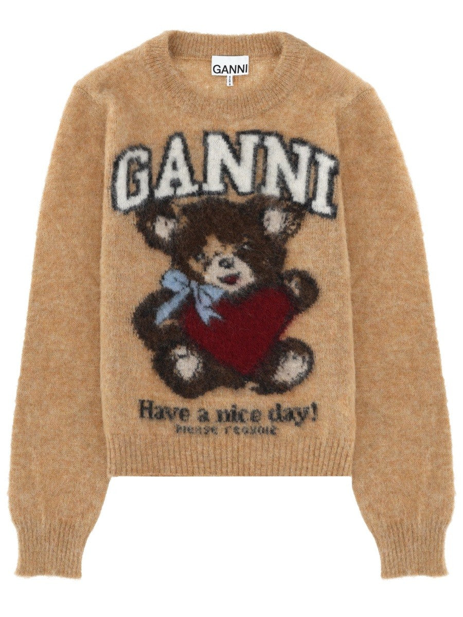 GANNI - Woman - Beige - Sweater