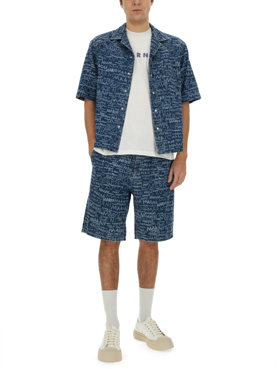 Marni - Man - Blue - Shorts
