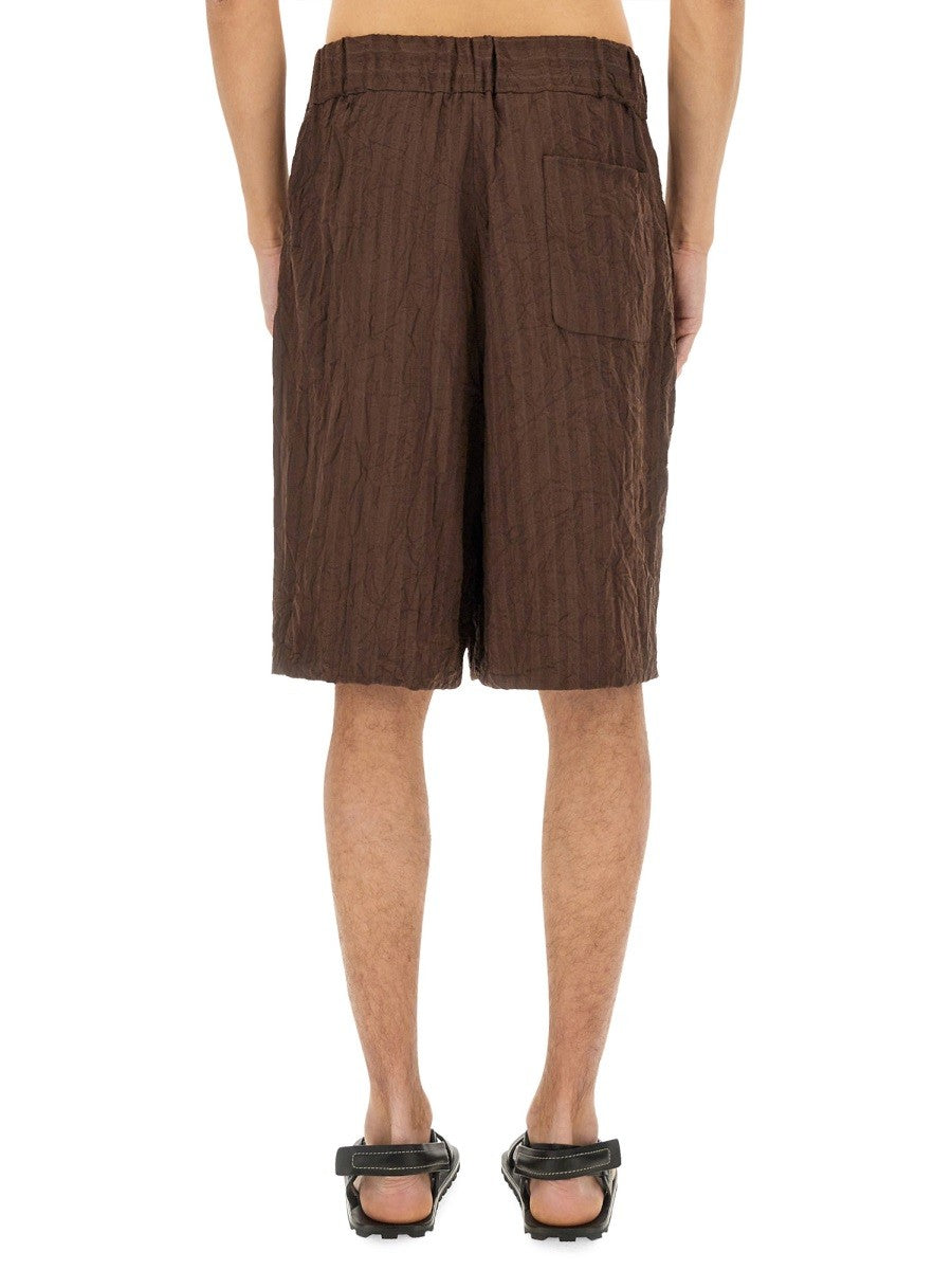 Dries Van Noten - Man - Brown - Shorts