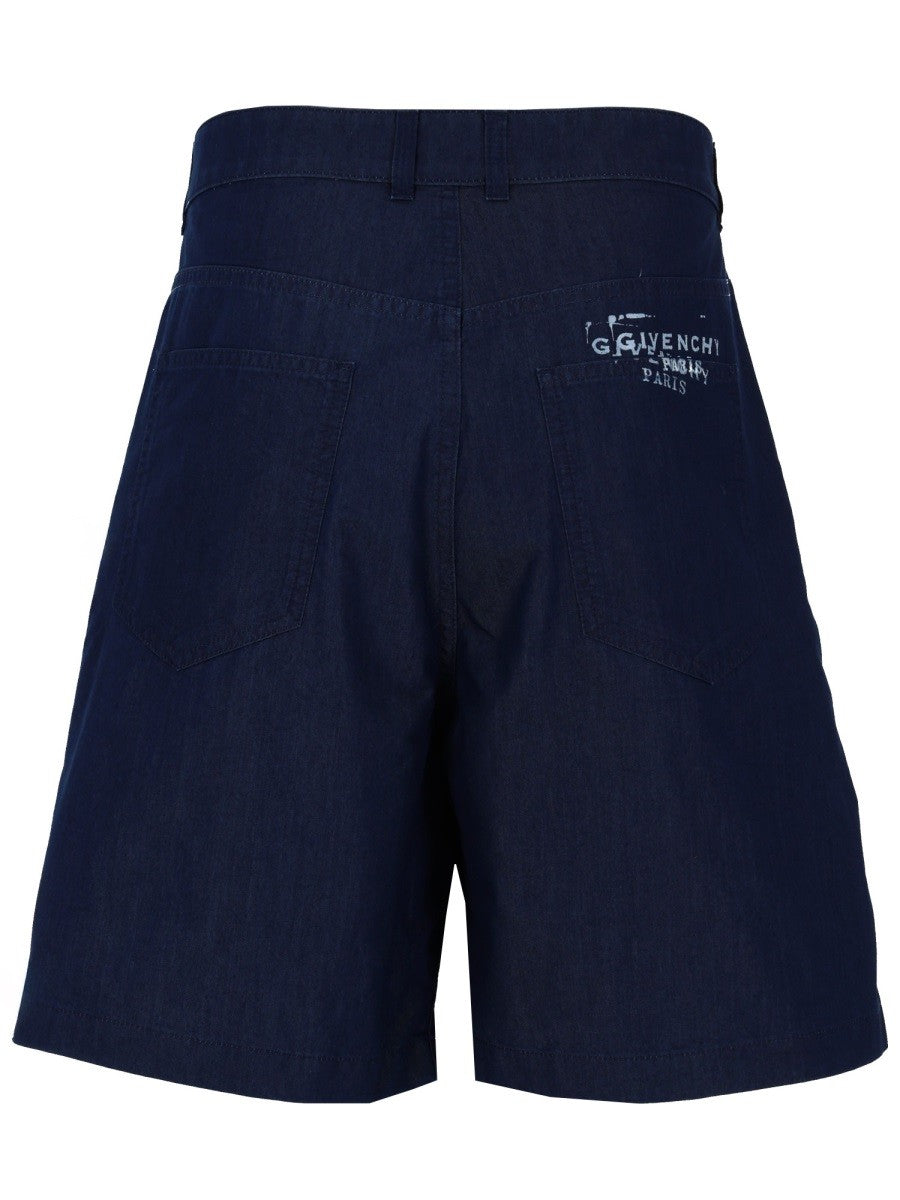 Givenchy - Man - Blue - Shorts