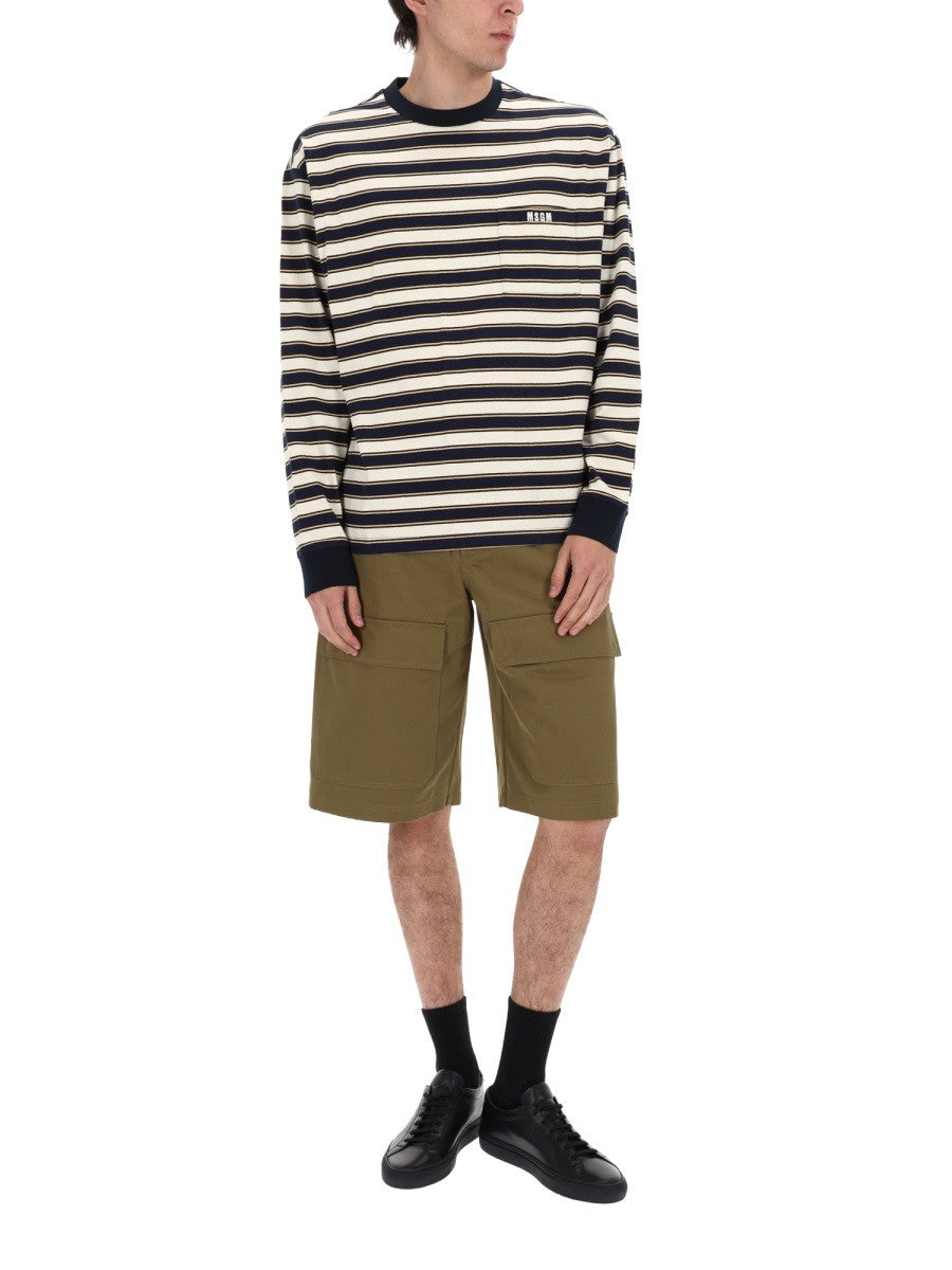 msgm - Man - Green - Shorts