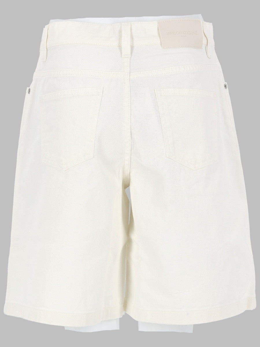Maison Kitsune - Woman - White - Shorts