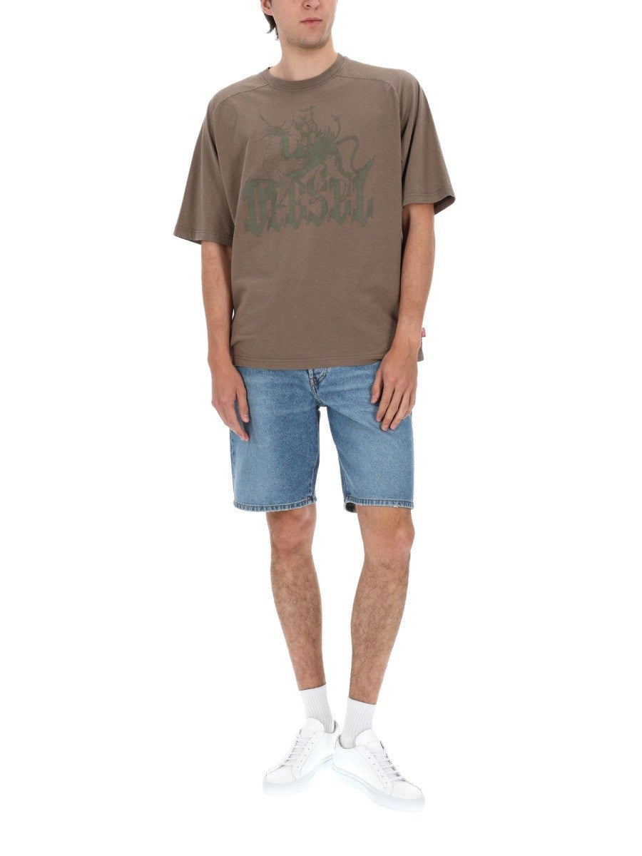 Diesel - Man - Blue - Shorts