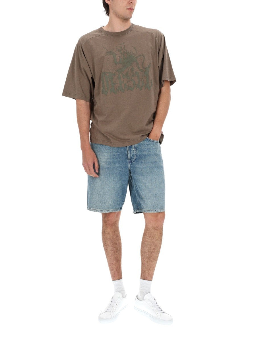 Diesel - Man - Blue - Shorts