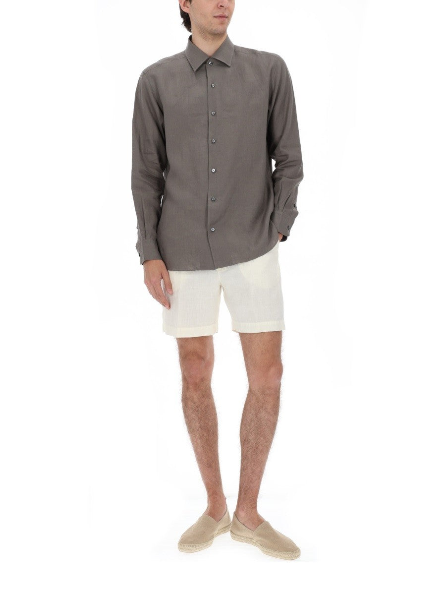 120% LINO - Man - Beige - Shorts